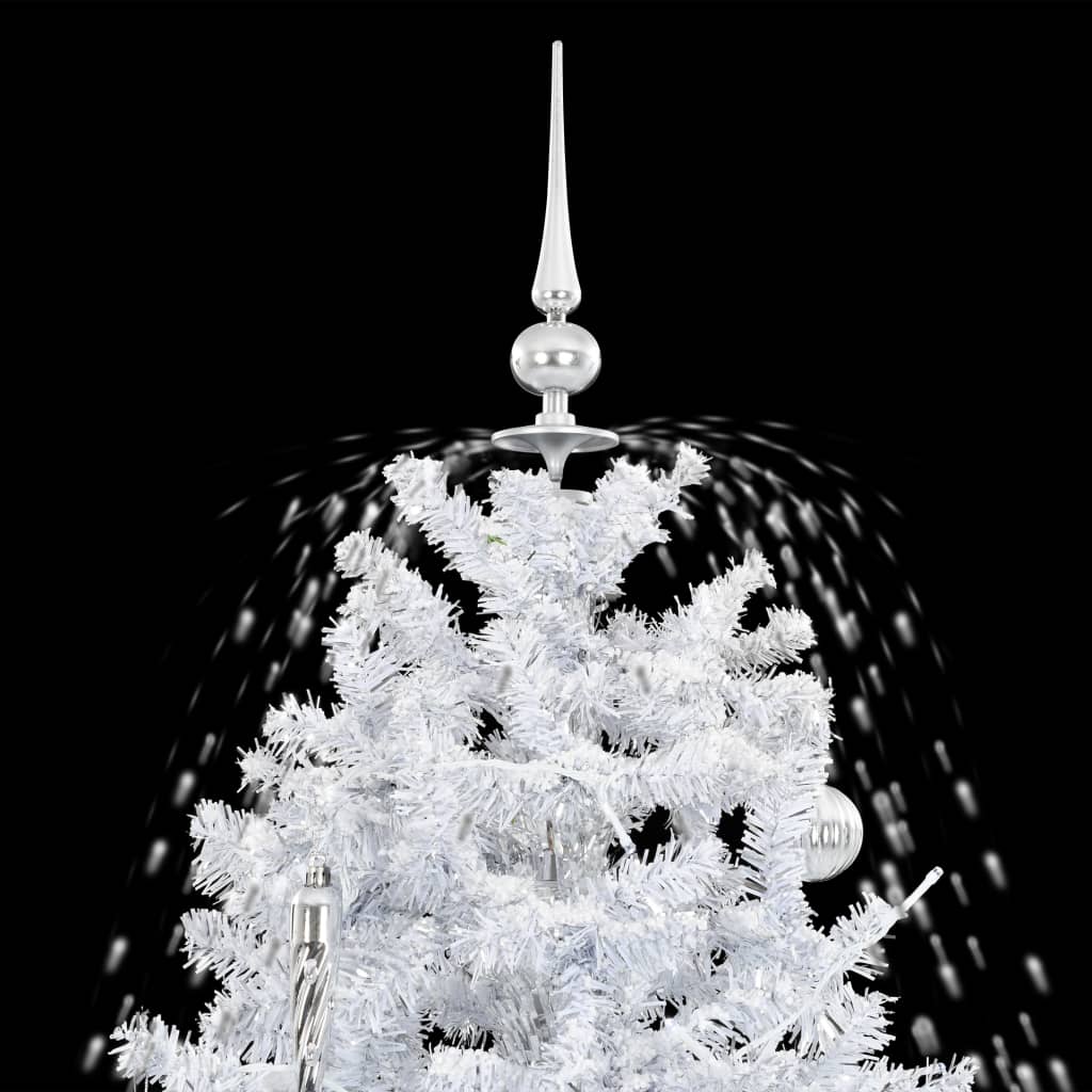 Kerstboom sneeuwend met paraplubasis 140 cm wit is nu te koop bij PeponiXL, paradijselijk wonen!