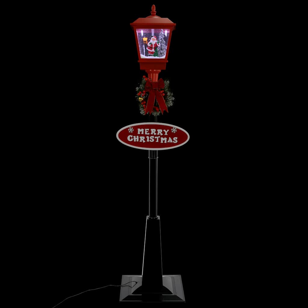 Straatlantaarn met kerstman LED 180 cm is nu te koop bij PeponiXL, paradijselijk wonen!