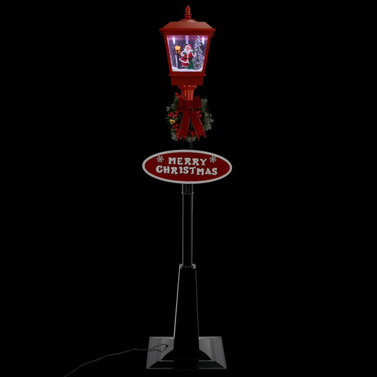 Straatlantaarn met kerstman LED 180 cm is nu te koop bij PeponiXL, paradijselijk wonen!