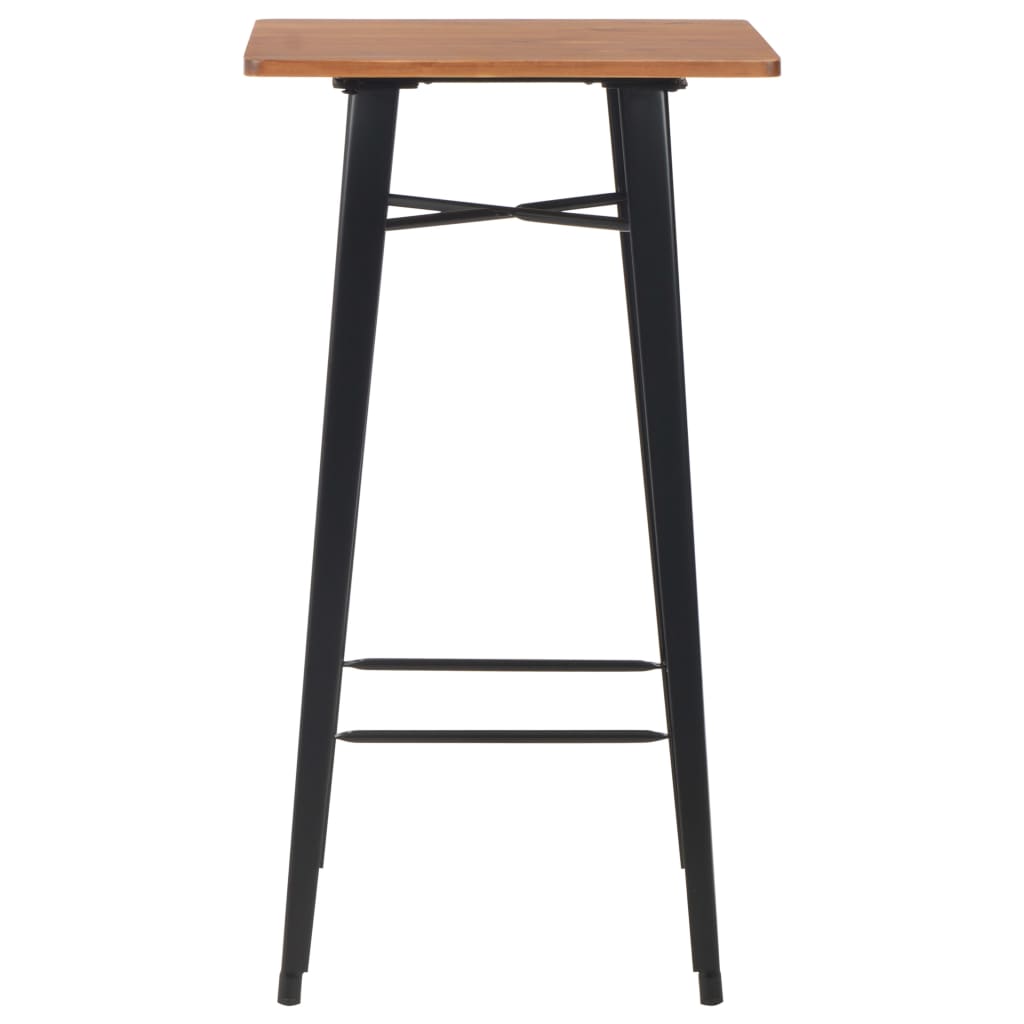 3-delige Barset staal bruin zwart is nu te koop bij PeponiXL, paradijselijk wonen!