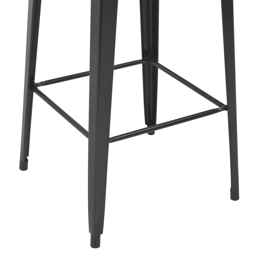 3-delige Barset staal bruin zwart is nu te koop bij PeponiXL, paradijselijk wonen!