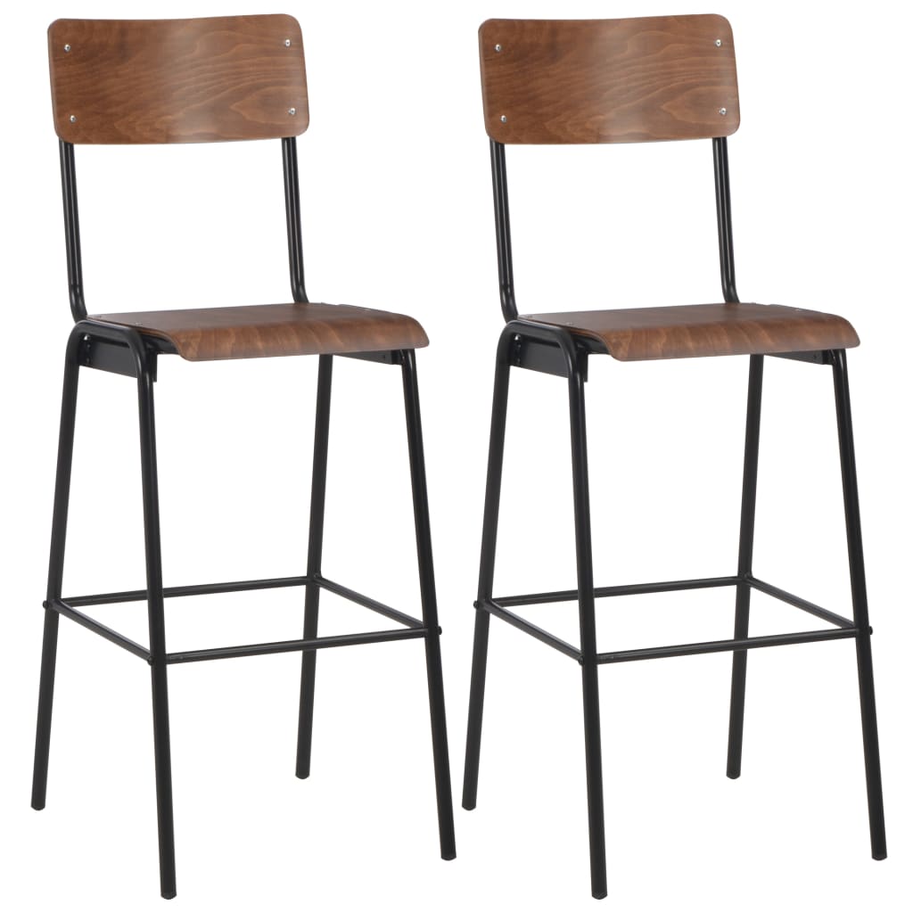 3-delige Barset staal bruin zwart is nu te koop bij PeponiXL, paradijselijk wonen!