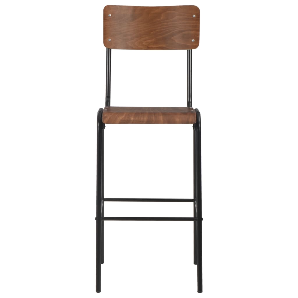 3-delige Barset staal bruin zwart is nu te koop bij PeponiXL, paradijselijk wonen!