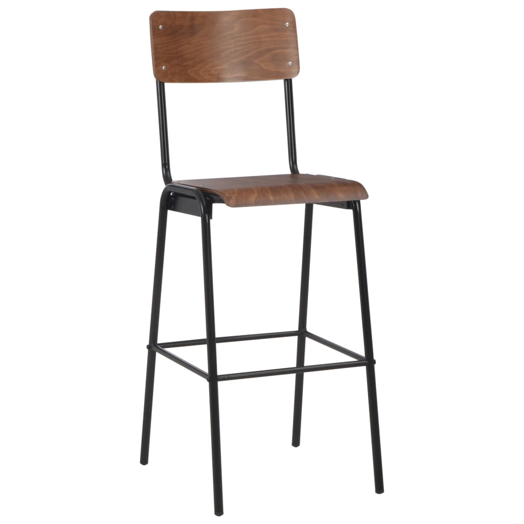 3-delige Barset staal bruin zwart is nu te koop bij PeponiXL, paradijselijk wonen!