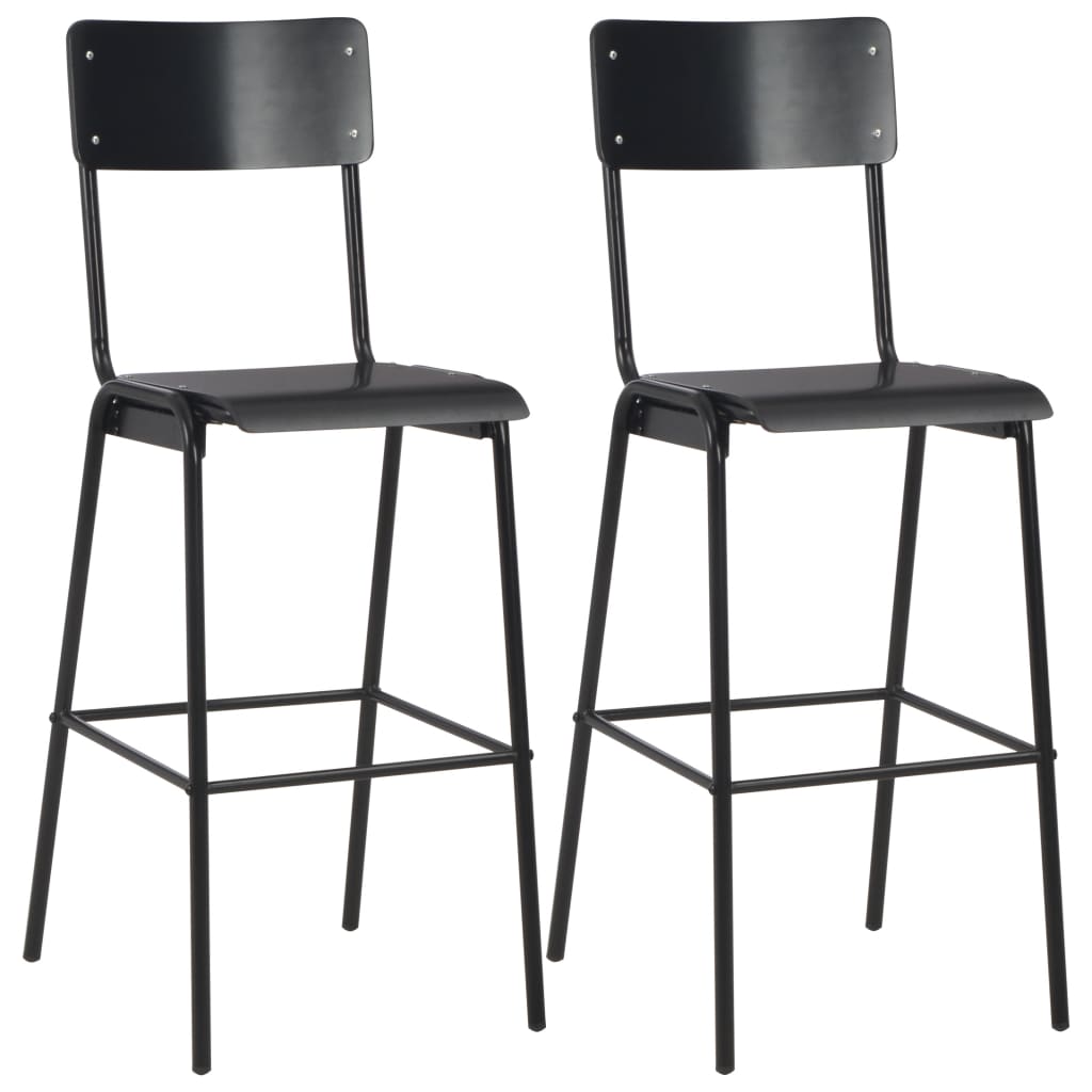 3-delige Barset staal zwart is nu te koop bij PeponiXL, paradijselijk wonen!