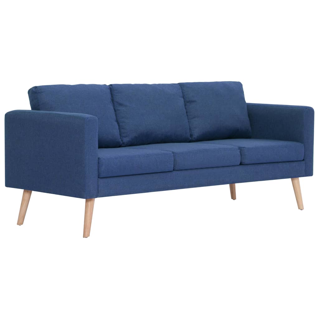 2-delig Bankstel stof blauw is nu te koop bij PeponiXL, paradijselijk wonen!