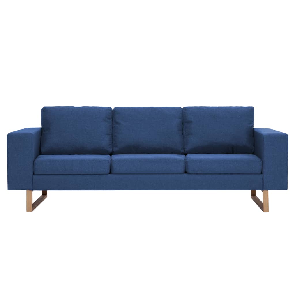 2-delig Bankstel stof blauw is nu te koop bij PeponiXL, paradijselijk wonen!