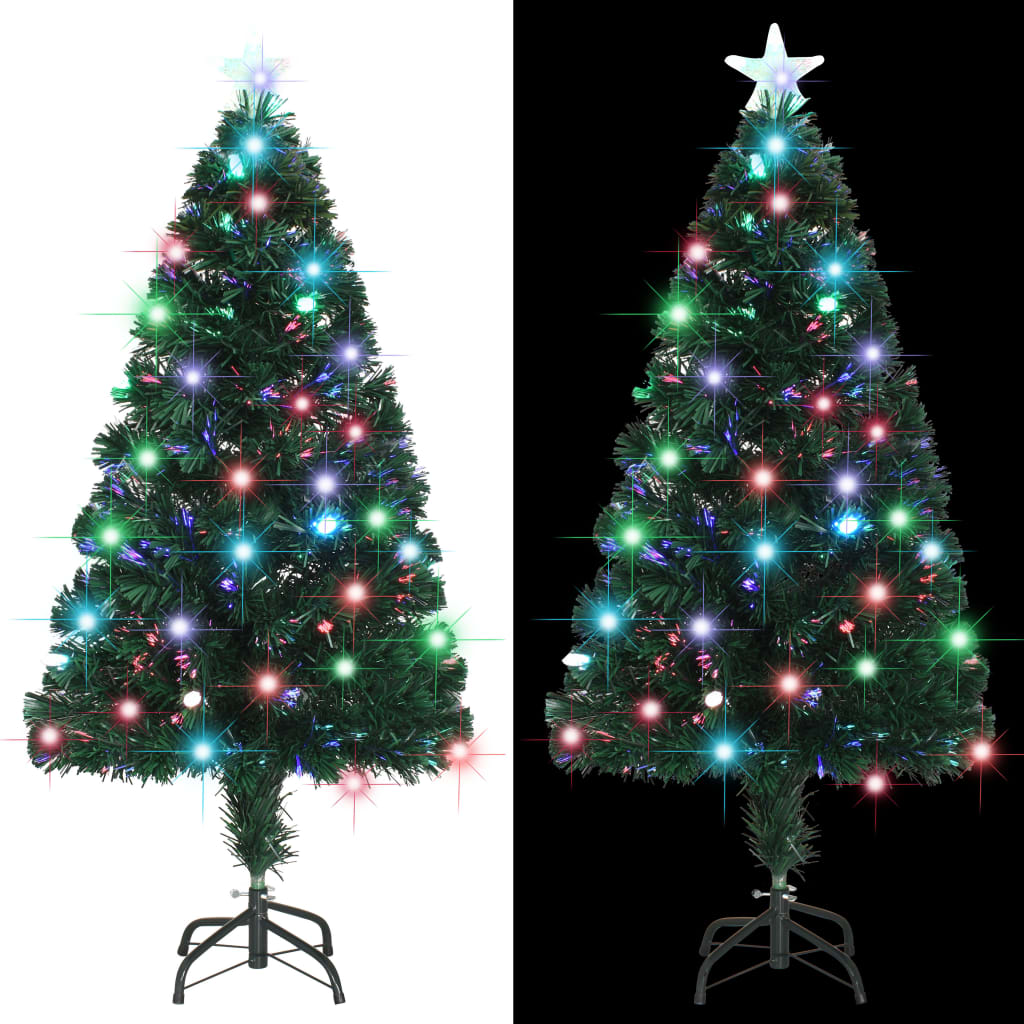 Voorverlichte kerstboom met standaard en LED 120 cm glasvezel is nu te koop bij PeponiXL, paradijselijk wonen!