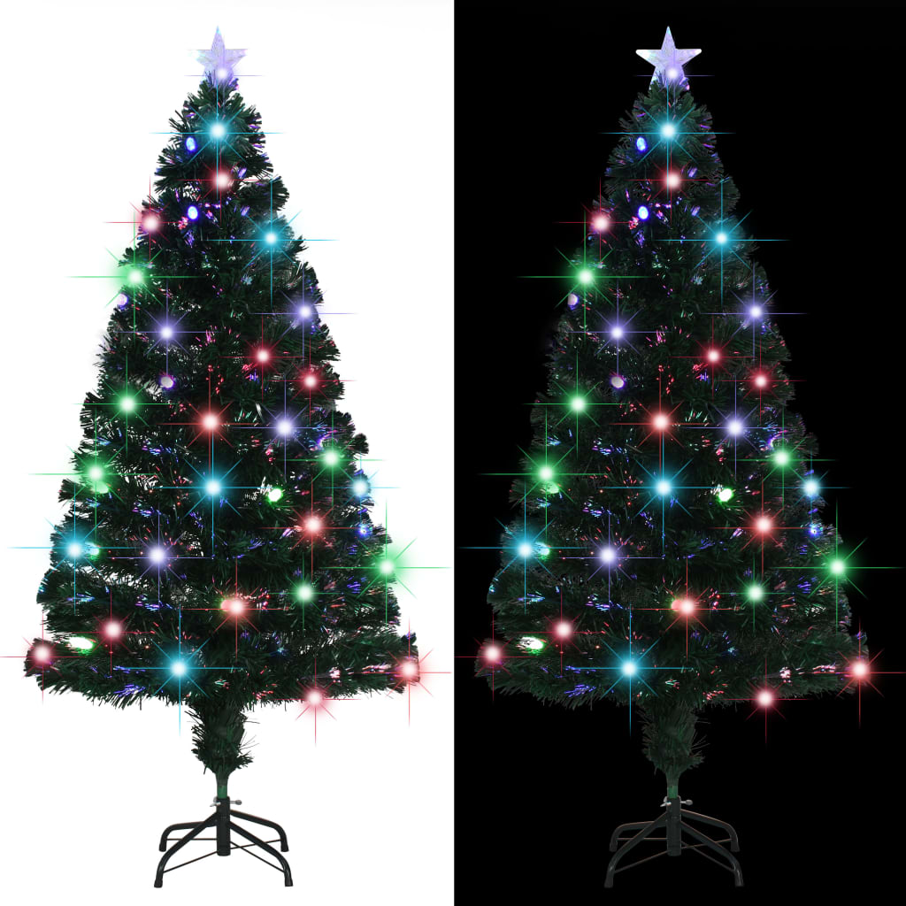 Voorverlichte kerstboom met standaard en LED 150 cm glasvezel is nu te koop bij PeponiXL, paradijselijk wonen!
