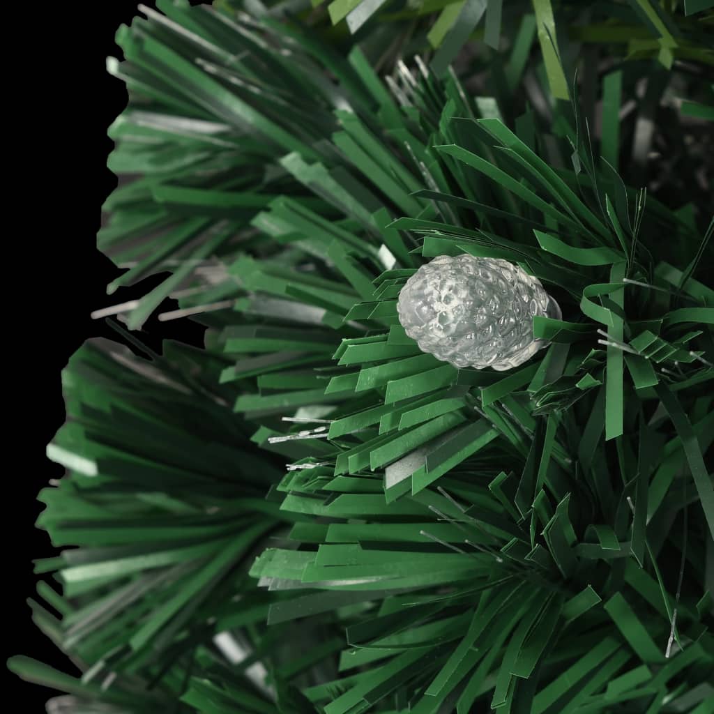 Voorverlichte kerstboom met standaard en LED 210 cm glasvezel is nu te koop bij PeponiXL, paradijselijk wonen!