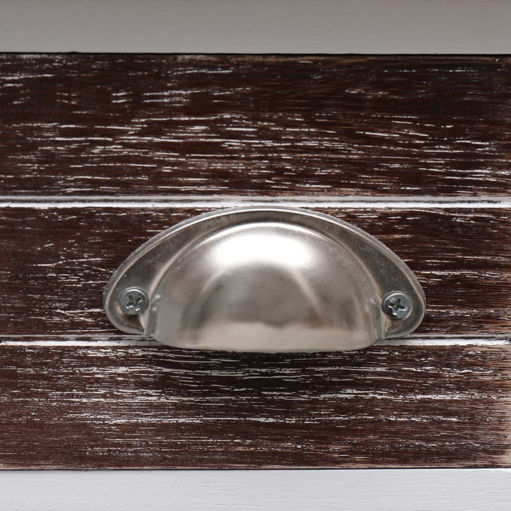 Bijzettafel 40x40x40 cm paulowniahout bruin is nu te koop bij PeponiXL, paradijselijk wonen!