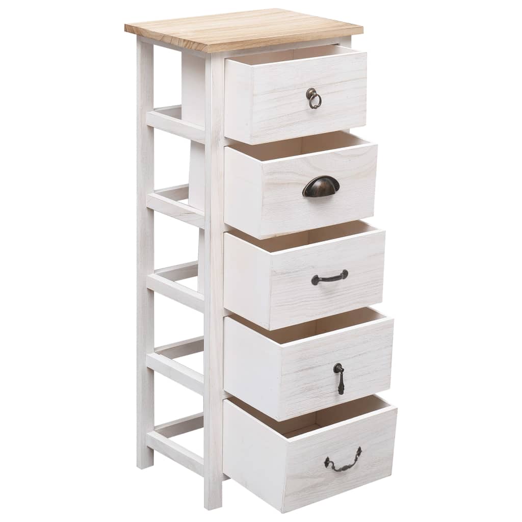 Bijzetkast 35x25x87 cm paulowniahout is nu te koop bij PeponiXL, paradijselijk wonen!