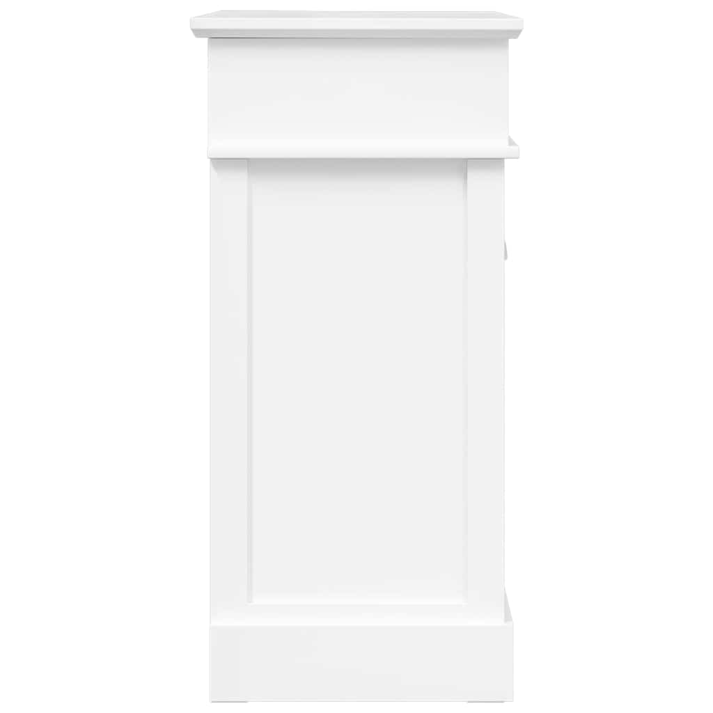 Schoenenkast 50x28x58 cm paulowniahout wit is nu te koop bij PeponiXL, paradijselijk wonen!