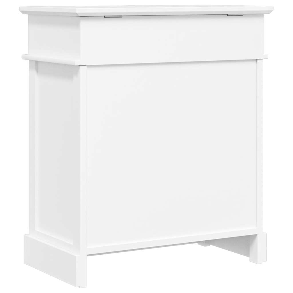 Schoenenkast 50x28x58 cm paulowniahout wit is nu te koop bij PeponiXL, paradijselijk wonen!