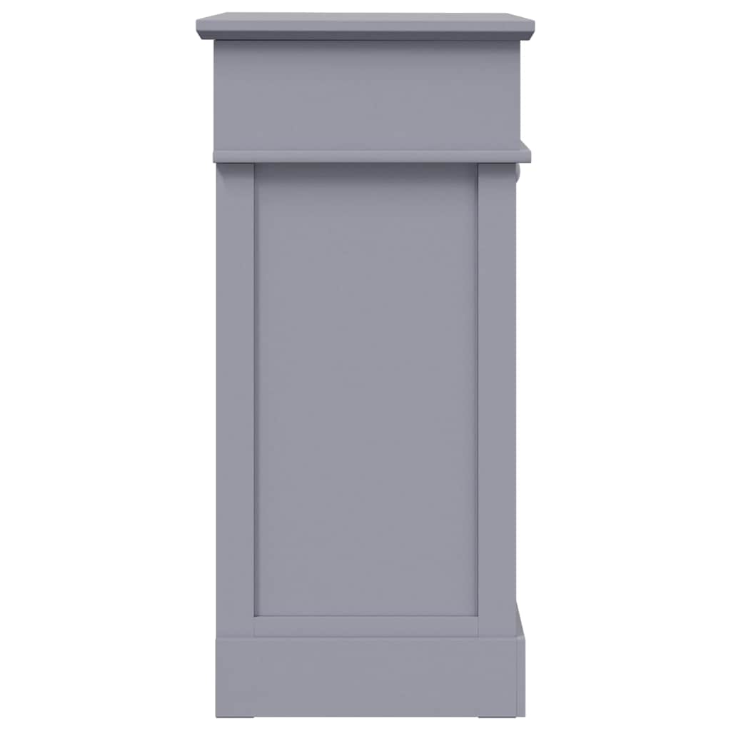Schoenenkast 50x28x58 cm paulowniahout grijs is nu te koop bij PeponiXL, paradijselijk wonen!