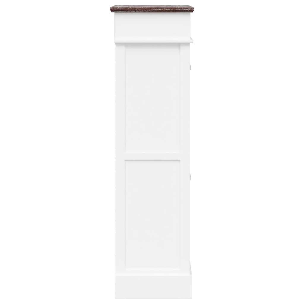 Schoenenkast 50x28x98 cm paulowniahout bruin is nu te koop bij PeponiXL, paradijselijk wonen!