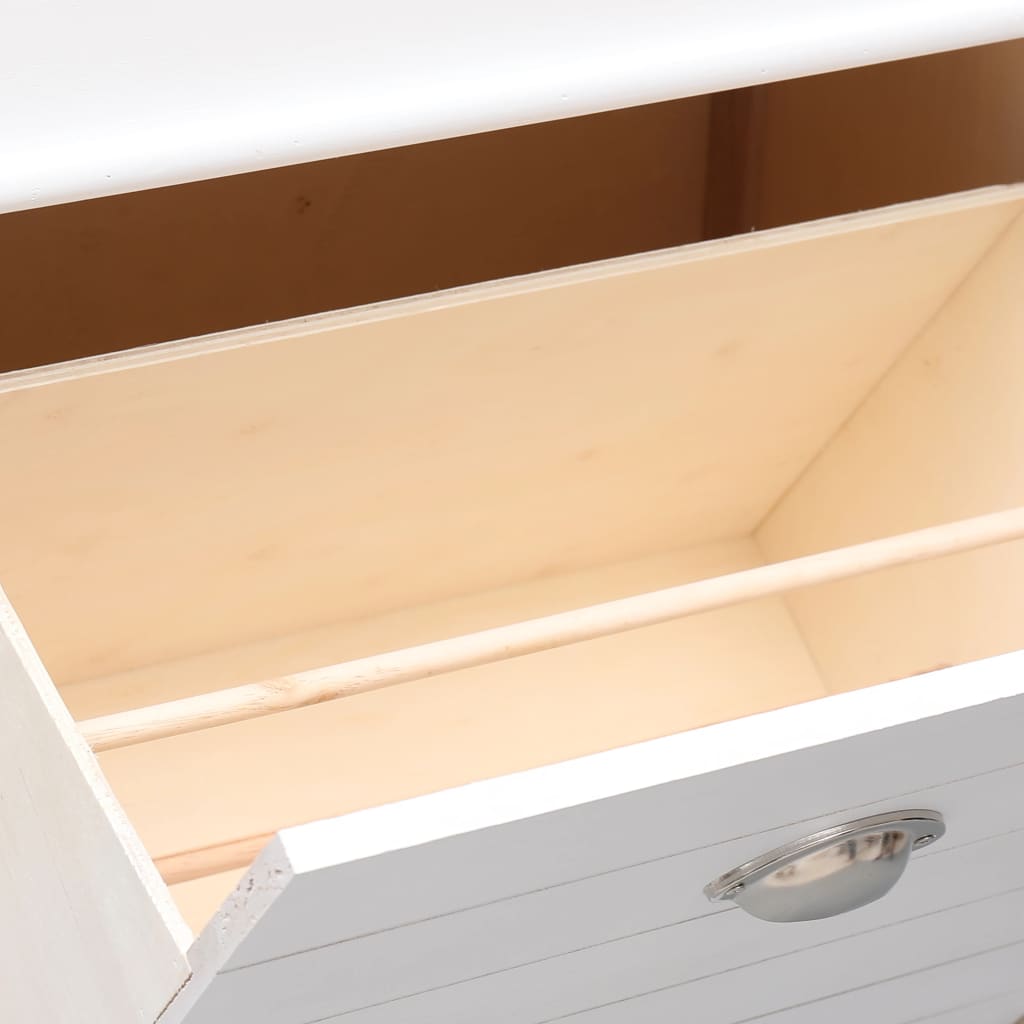Schoenenkast 50x28x98 cm paulowniahout wit is nu te koop bij PeponiXL, paradijselijk wonen!