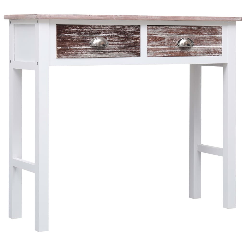 Wandtafel 90x30x77 cm hout bruin is nu te koop bij PeponiXL, paradijselijk wonen!