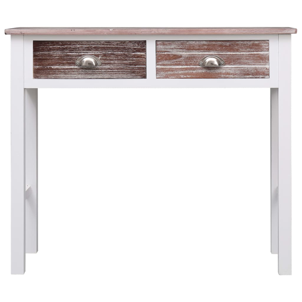 Wandtafel 90x30x77 cm hout bruin is nu te koop bij PeponiXL, paradijselijk wonen!