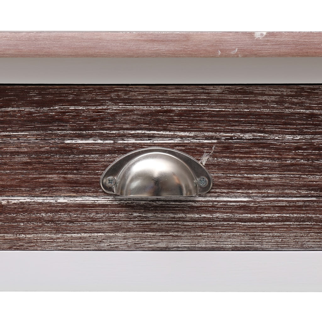 Wandtafel 90x30x77 cm hout bruin is nu te koop bij PeponiXL, paradijselijk wonen!