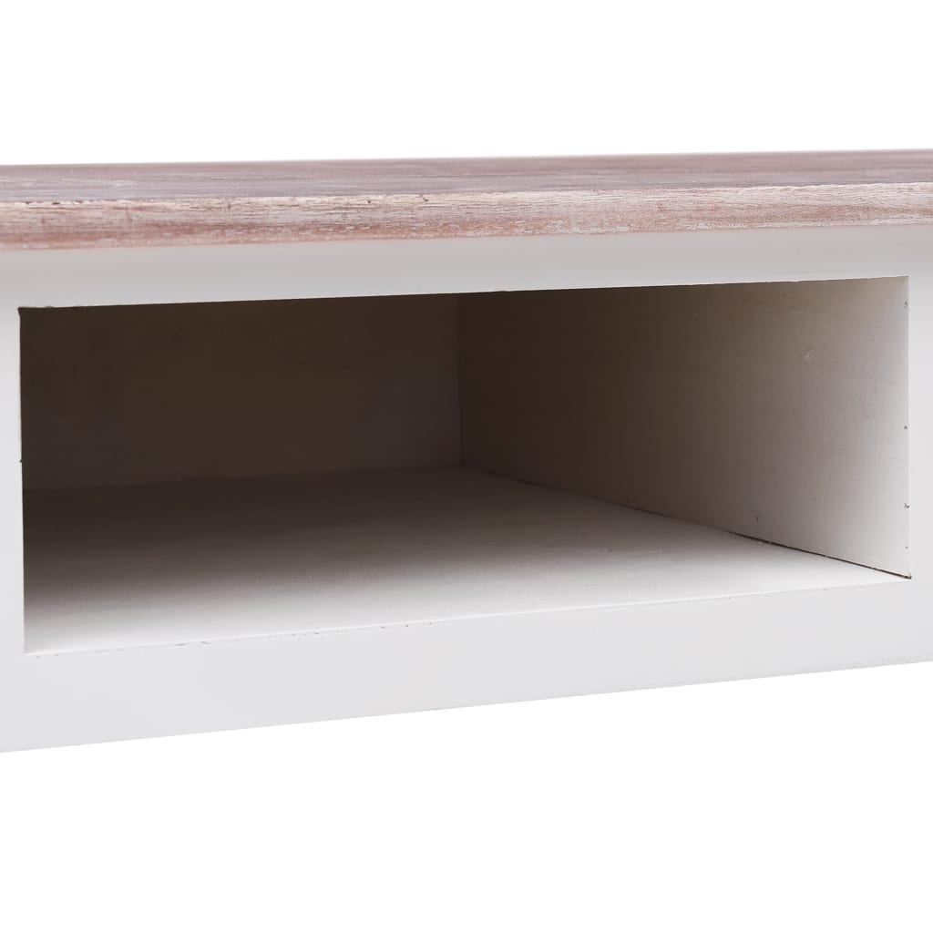 Schrijftafel 110x45x76 cm hout bruin is nu te koop bij PeponiXL, paradijselijk wonen!