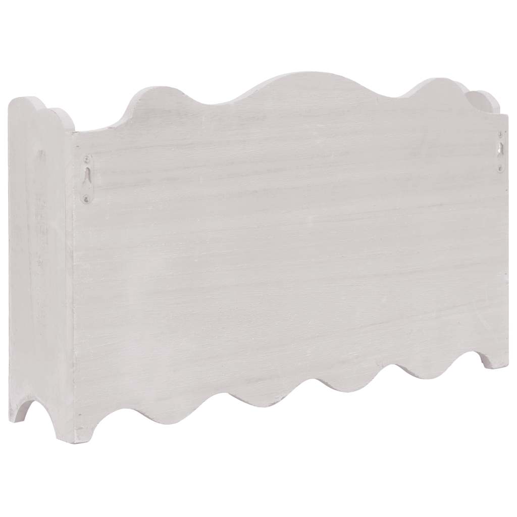 Wandkapstok 50x10x30 cm hout wit is nu te koop bij PeponiXL, paradijselijk wonen!