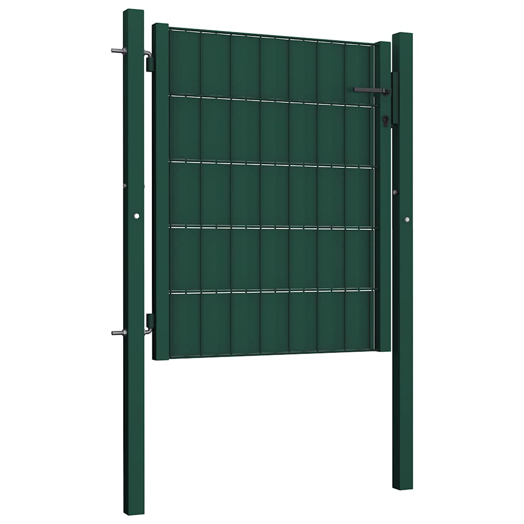 Hekpoort PVC en staal 100x81 cm Groen is nu te koop bij PeponiXL, paradijselijk wonen!