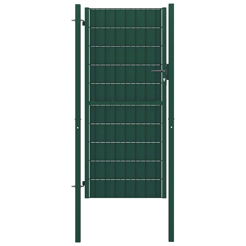 Hekpoort PVC en staal 100x164 cm Groen is nu te koop bij PeponiXL, paradijselijk wonen!