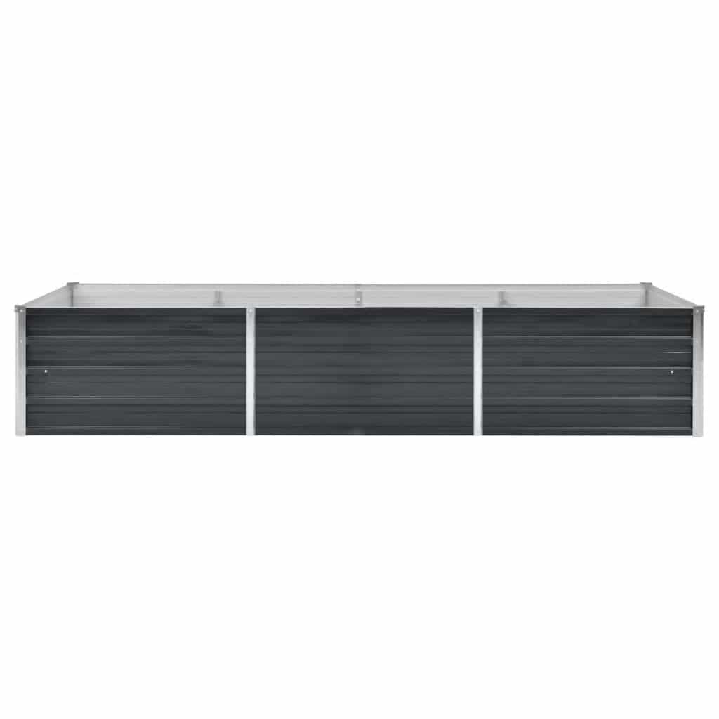 Plantenbak verhoogd 240x80x45 cm gegalvaniseerd staal antraciet is nu te koop bij PeponiXL, paradijselijk wonen!