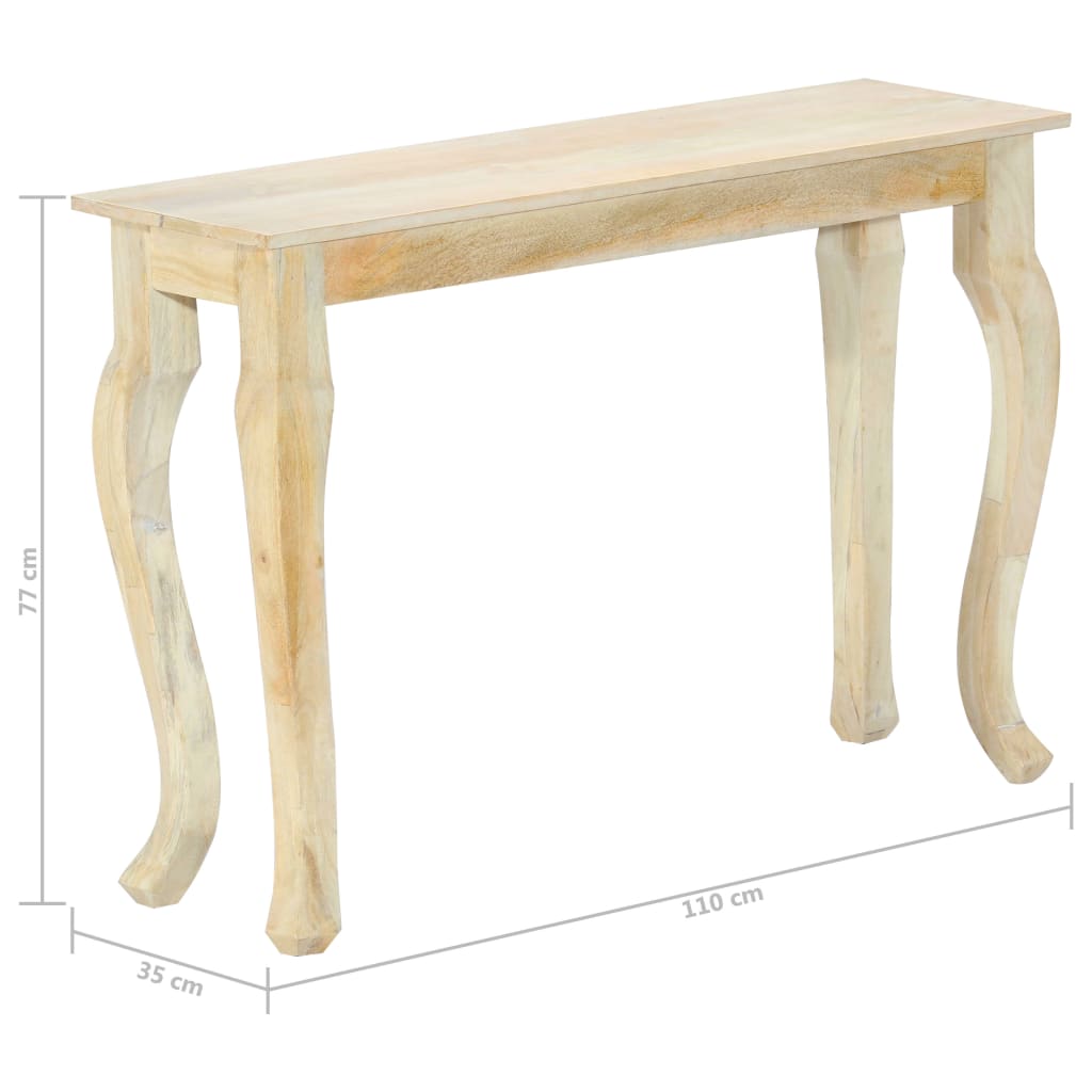 Consoletafel 110x35x77 cm Massief mangohout is nu te koop bij PeponiXL, paradijselijk wonen!