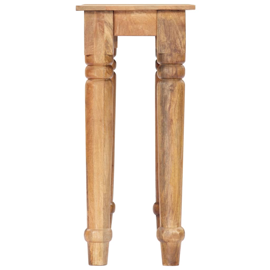 Consoletafel 110x35x77 cm Massief mangohout is nu te koop bij PeponiXL, paradijselijk wonen!