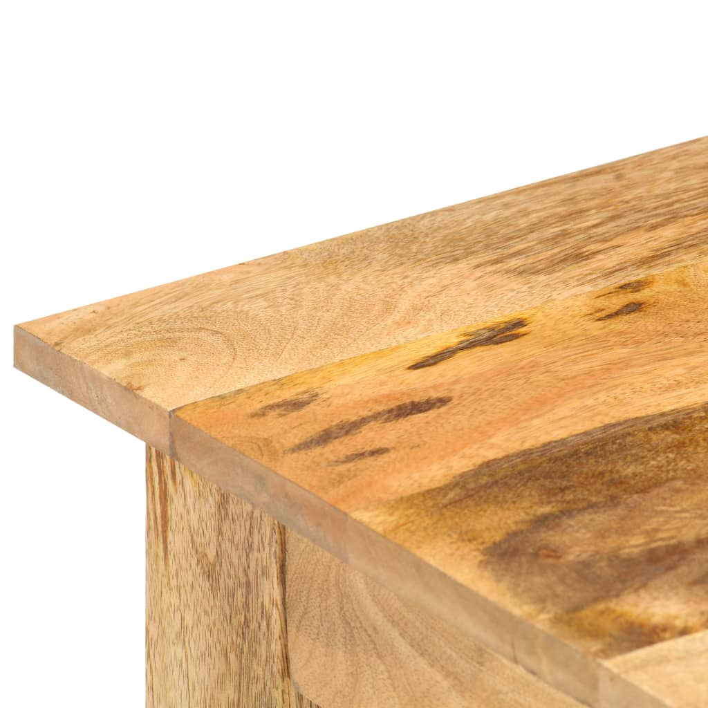Bijzettafel 43x43x40 cm massief mangohout is nu te koop bij PeponiXL, paradijselijk wonen!