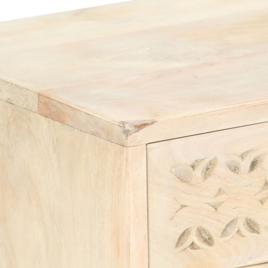 Nachtkastje 40x30x50 cm massief mangohout is nu te koop bij PeponiXL, paradijselijk wonen!