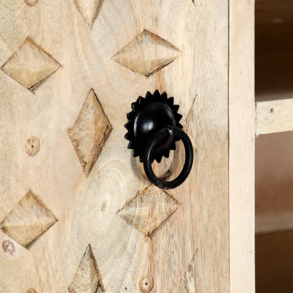 Tv-meubel 110x30x44 cm massief mangohout is nu te koop bij PeponiXL, paradijselijk wonen!