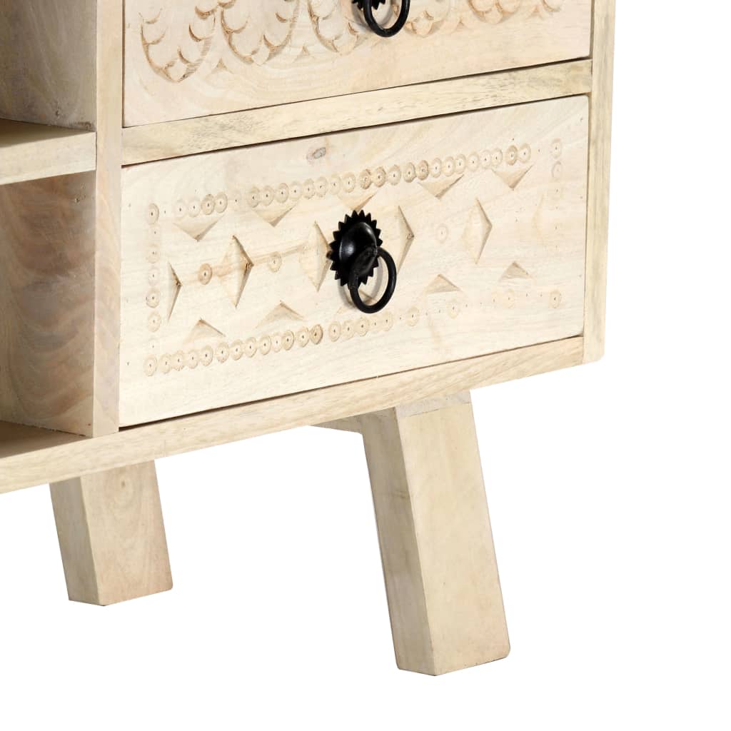 Tv-meubel 110x30x44 cm massief mangohout is nu te koop bij PeponiXL, paradijselijk wonen!