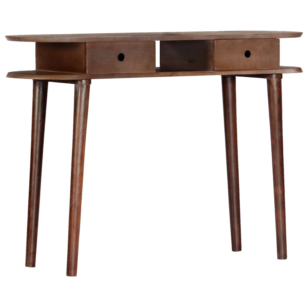 Consoletafel 110x35x76 cm Massief Acaciahout is nu te koop bij PeponiXL, paradijselijk wonen!