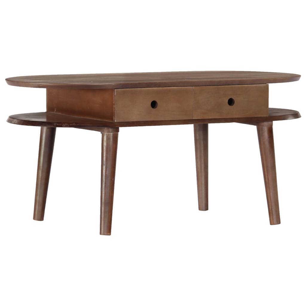 Salontafel 100x50x46 cm massief acaciahout is nu te koop bij PeponiXL, paradijselijk wonen!