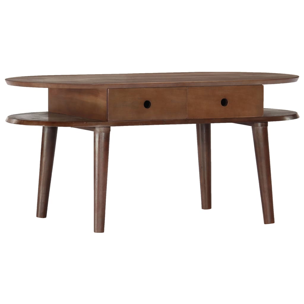 Salontafel 100x50x46 cm massief acaciahout is nu te koop bij PeponiXL, paradijselijk wonen!