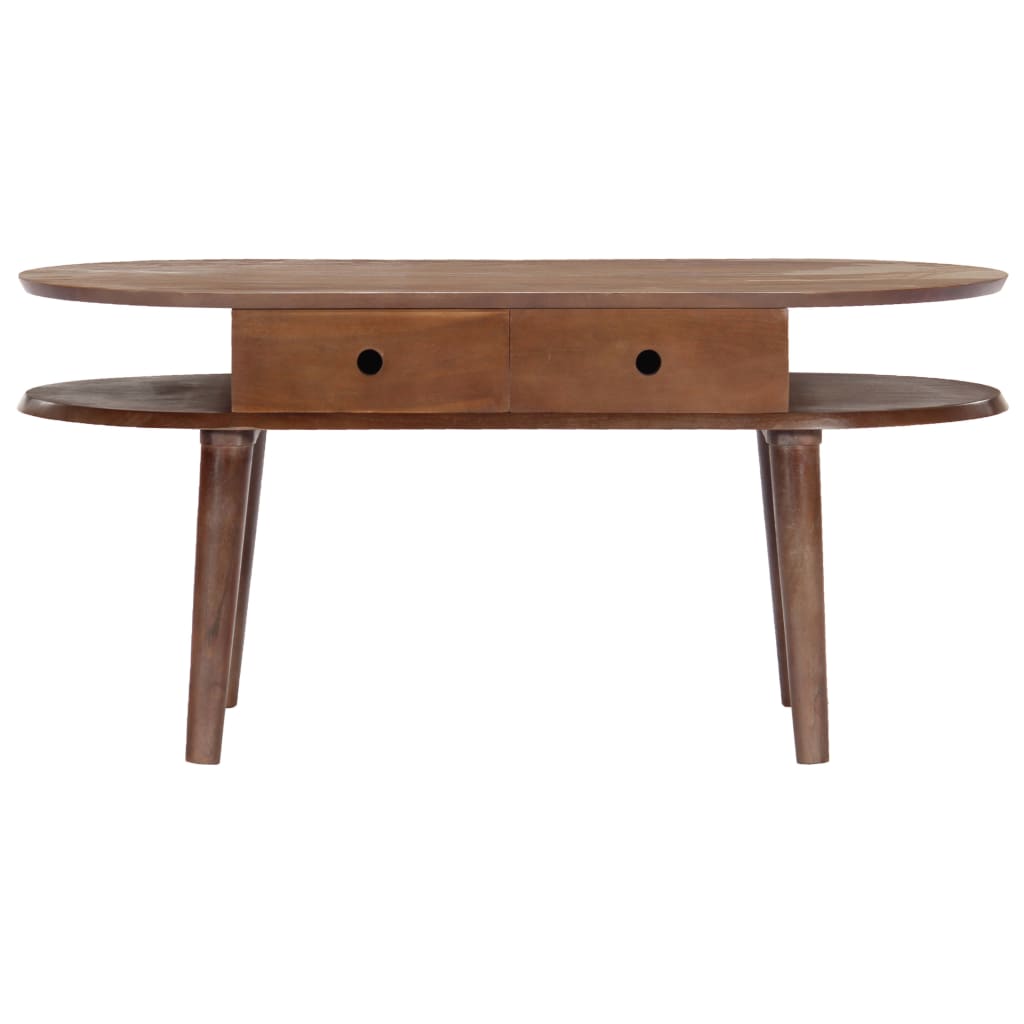 Salontafel 100x50x46 cm massief acaciahout is nu te koop bij PeponiXL, paradijselijk wonen!