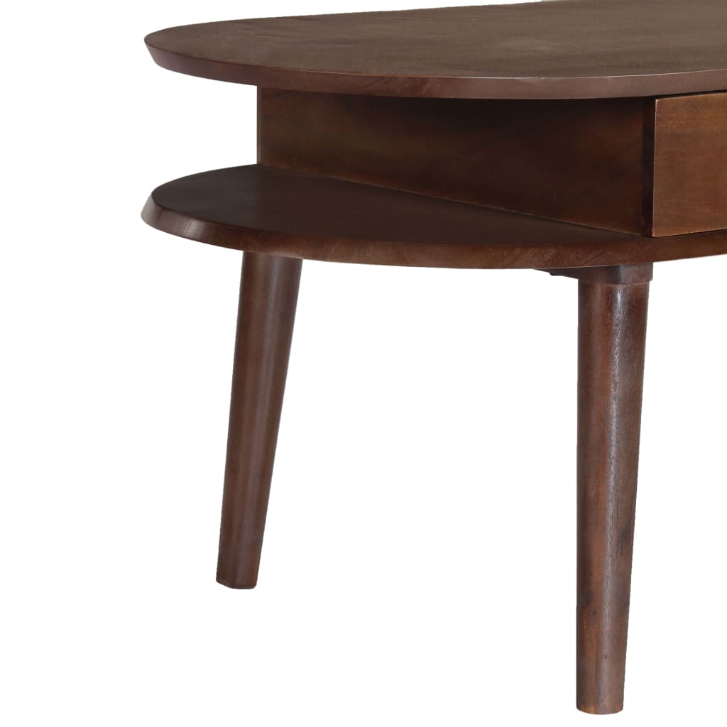 Salontafel 100x50x46 cm massief acaciahout is nu te koop bij PeponiXL, paradijselijk wonen!