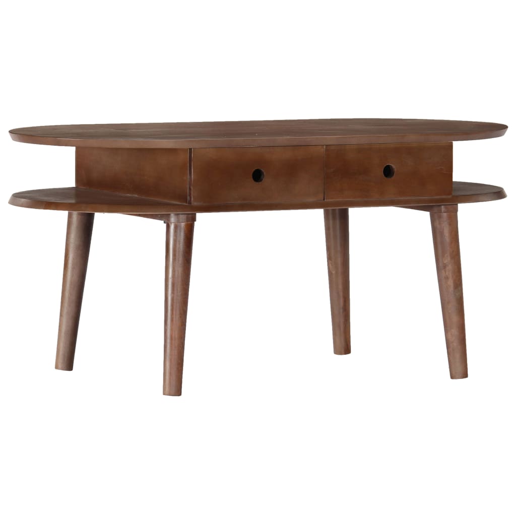 Salontafel 100x50x46 cm massief acaciahout is nu te koop bij PeponiXL, paradijselijk wonen!