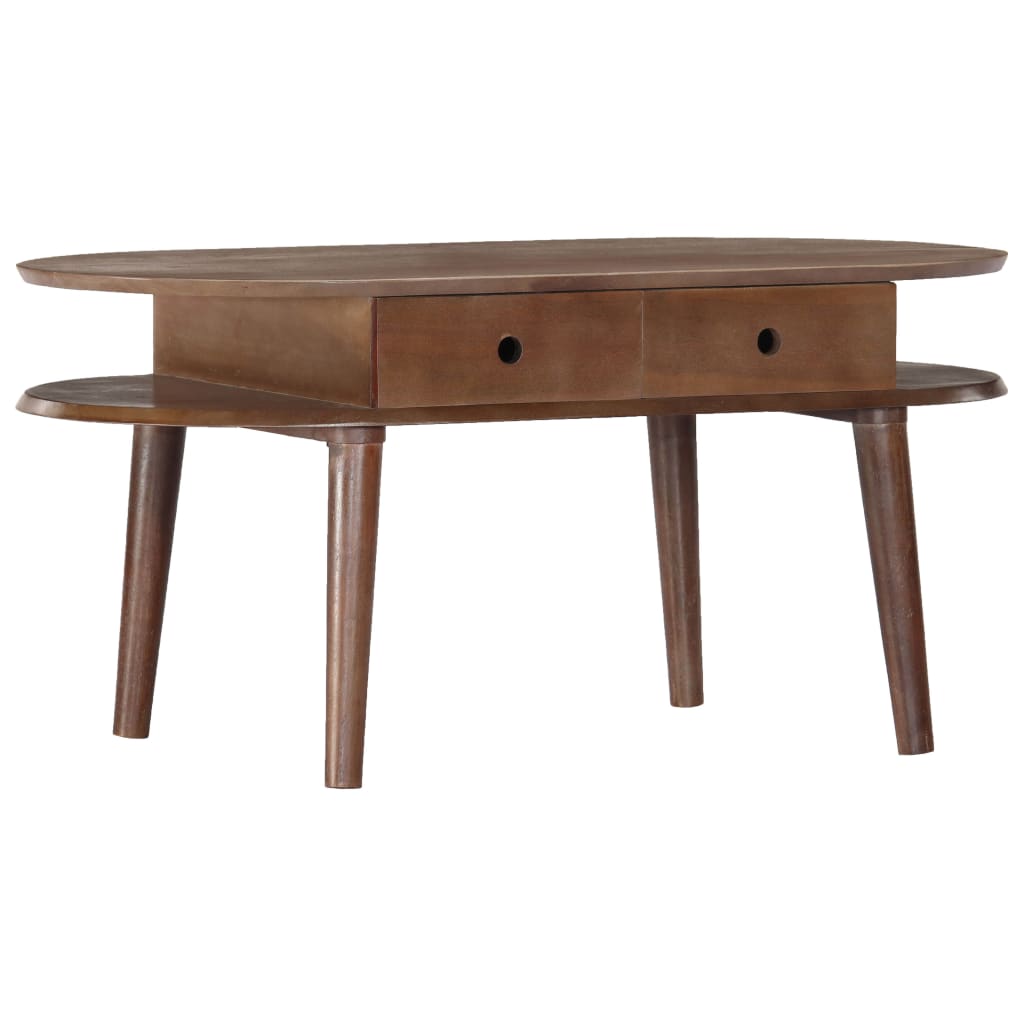 Salontafel 100x50x46 cm massief acaciahout is nu te koop bij PeponiXL, paradijselijk wonen!