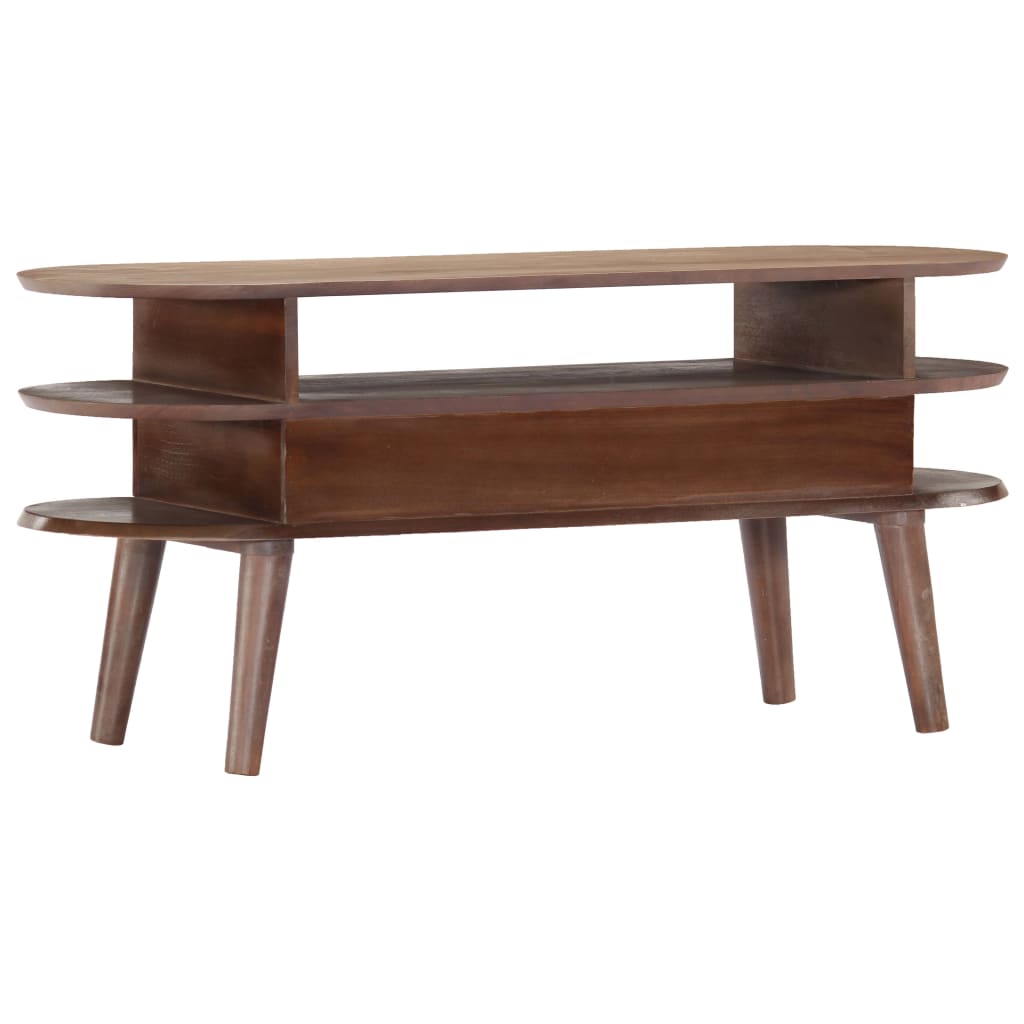 Tv-meubel 110x35x50 cm massief acaciahout is nu te koop bij PeponiXL, paradijselijk wonen!