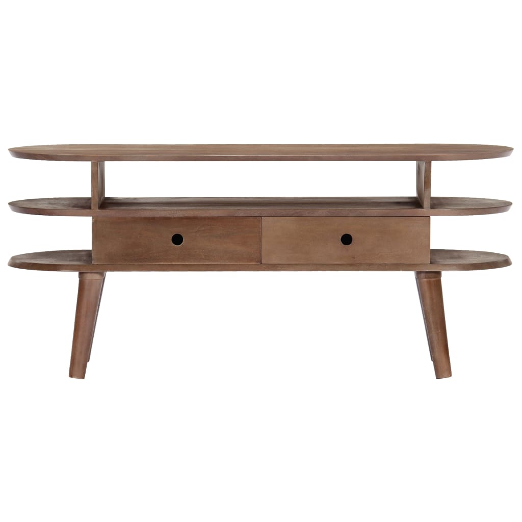 Tv-meubel 110x35x50 cm massief acaciahout is nu te koop bij PeponiXL, paradijselijk wonen!