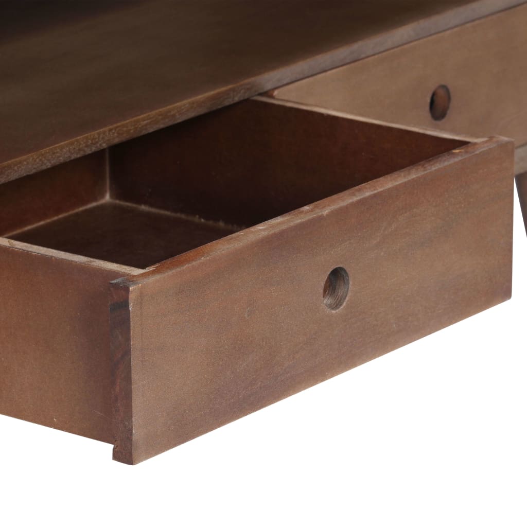 Tv-meubel 110x35x50 cm massief acaciahout is nu te koop bij PeponiXL, paradijselijk wonen!