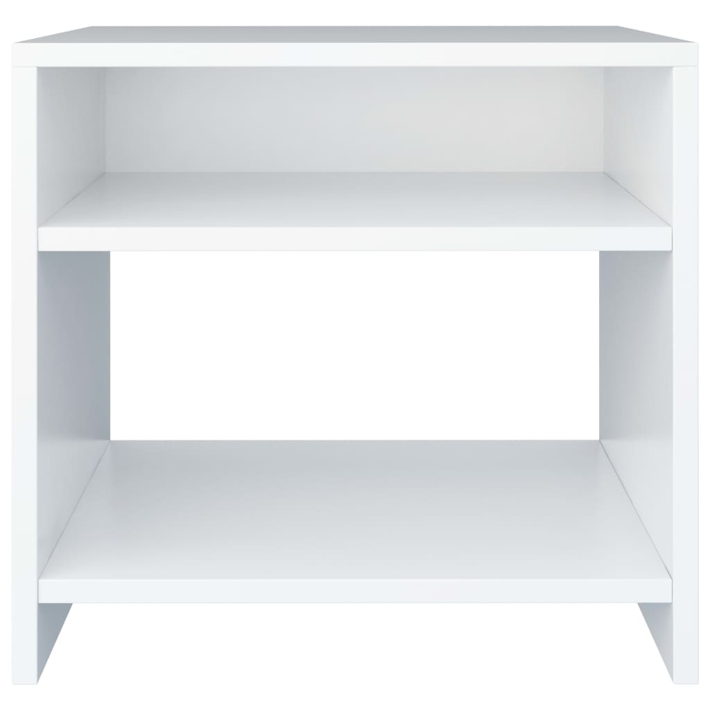 Nachtkastjes 2 st 40x30x40 cm bewerkt hout wit is nu te koop bij PeponiXL, paradijselijk wonen!