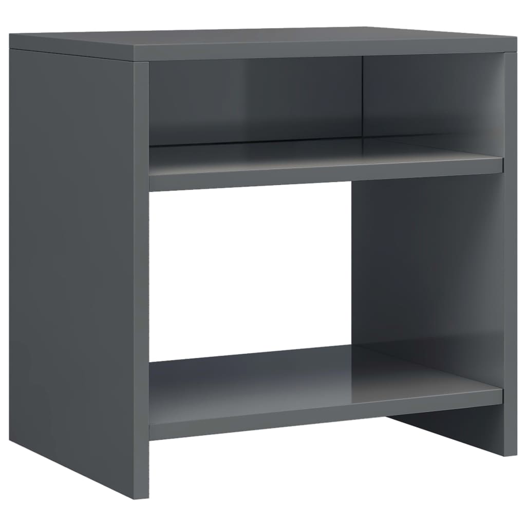 Nachtkastje 40x30x40 cm bewerkt hout grijs is nu te koop bij PeponiXL, paradijselijk wonen!