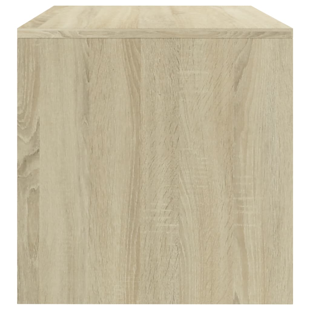 Tv-meubel 100x40x40 cm bewerkt hout sonoma eikenkleurig is nu te koop bij PeponiXL, paradijselijk wonen!