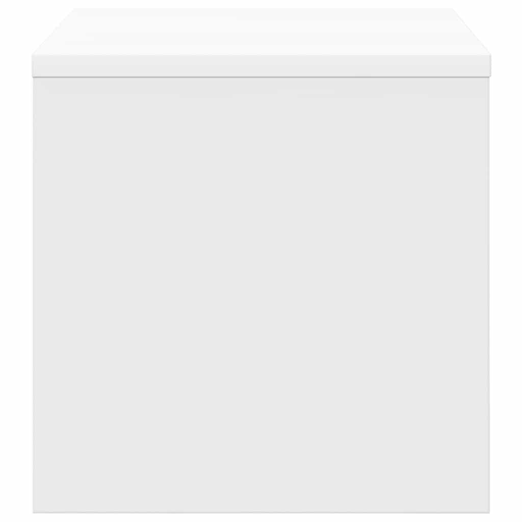 Nachtkastje 40x30x30 cm bewerkt hout wit is nu te koop bij PeponiXL, paradijselijk wonen!