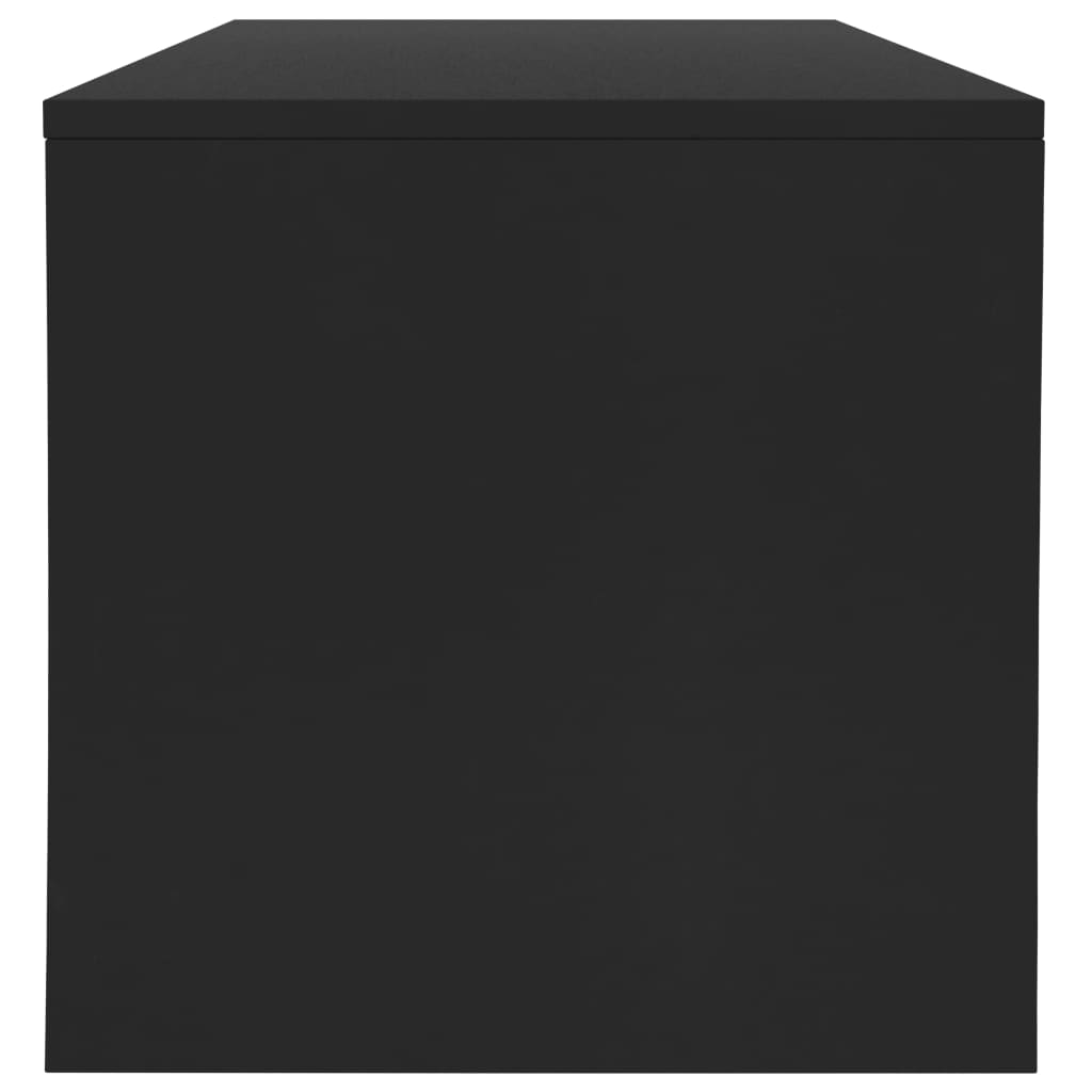 Salontafel 100x40x40 cm bewerkt hout zwart